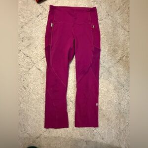 Women's Magenta Athletic Pants